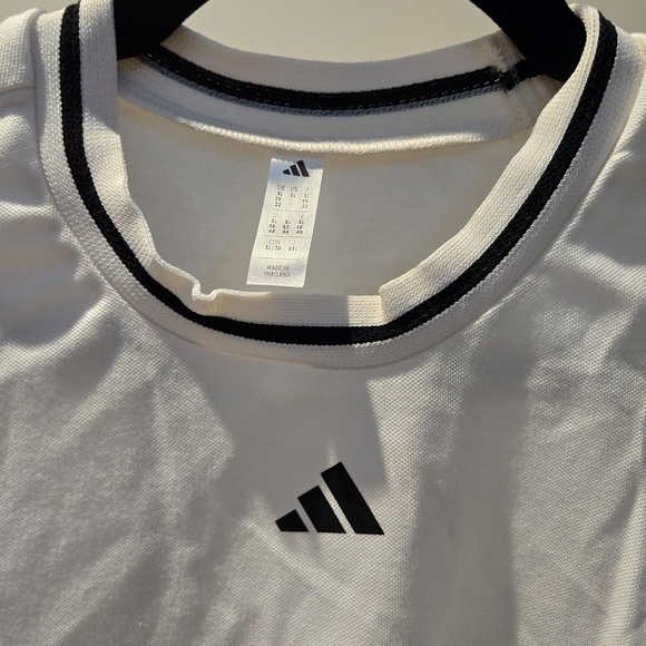 Adidas Women's Cream Tank Top with Black Accents - Picture 7 of 12